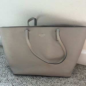 Large Kate Spade Zip Top Ivory Tote